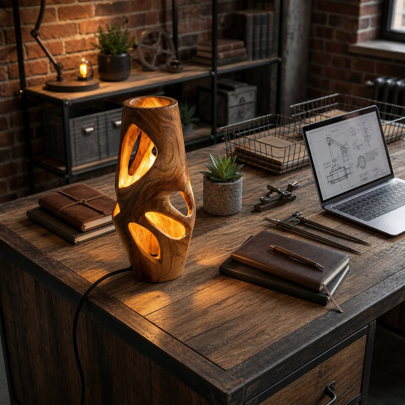 Industrial Ambient Lamp Cafe Bar Lounge Cozy Corner Space - product view 6