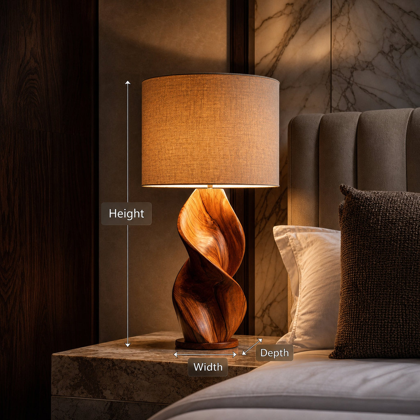Japandi Decorative Lamp Entryway Hallway Living Room Corner Space - product view 8