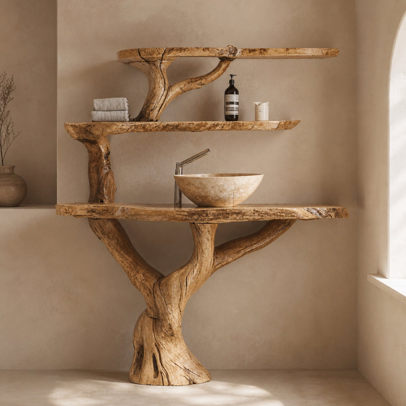 Live Edge Vanity Bathroom