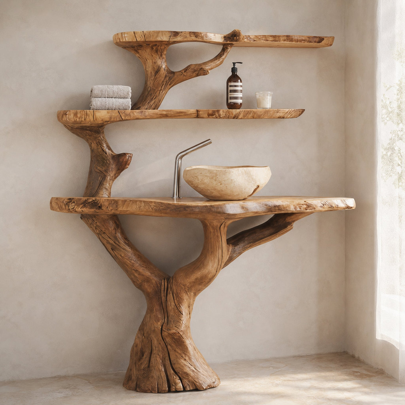 Live Edge Vanity Bathroom - product view 7