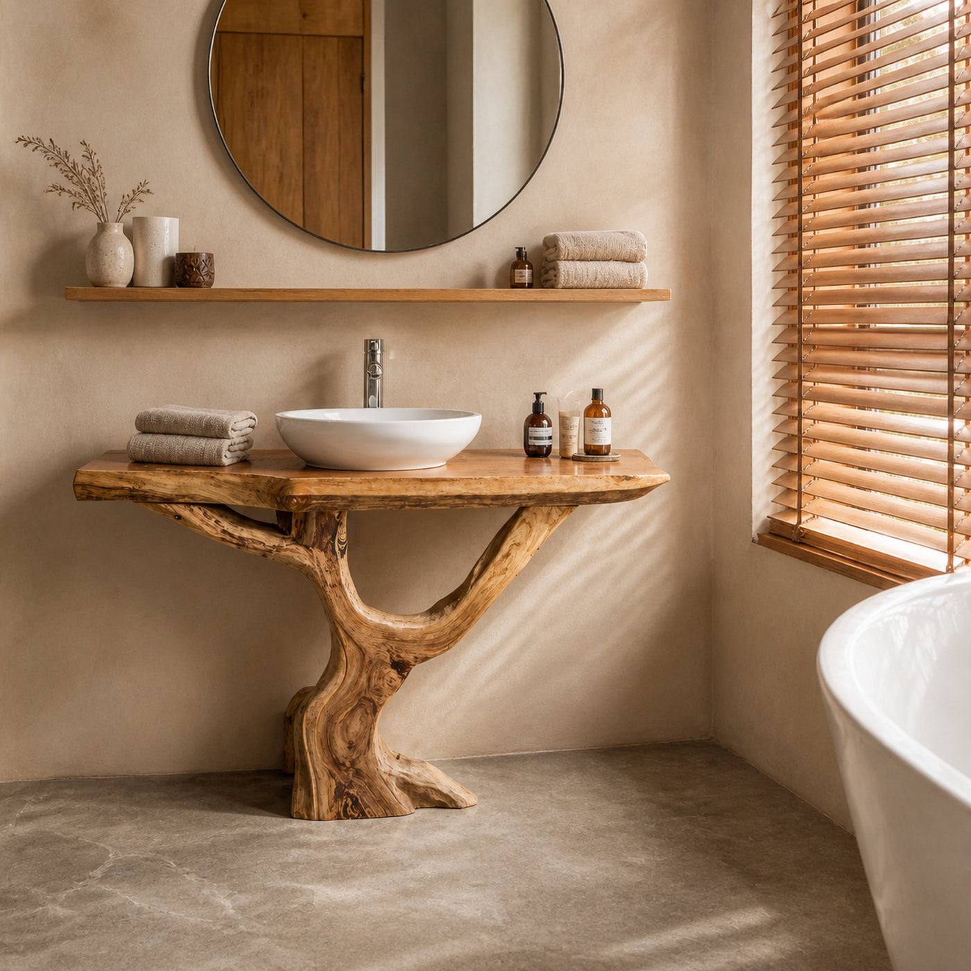 Live Edge Vanity Vessel - product view 2