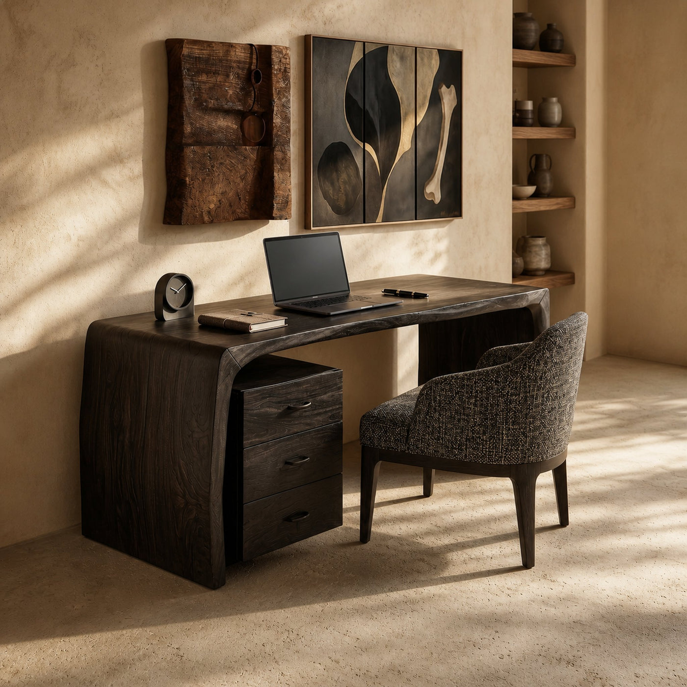 Luxury Executive Desk With Drawer Pedestal For Open Office - product view 4