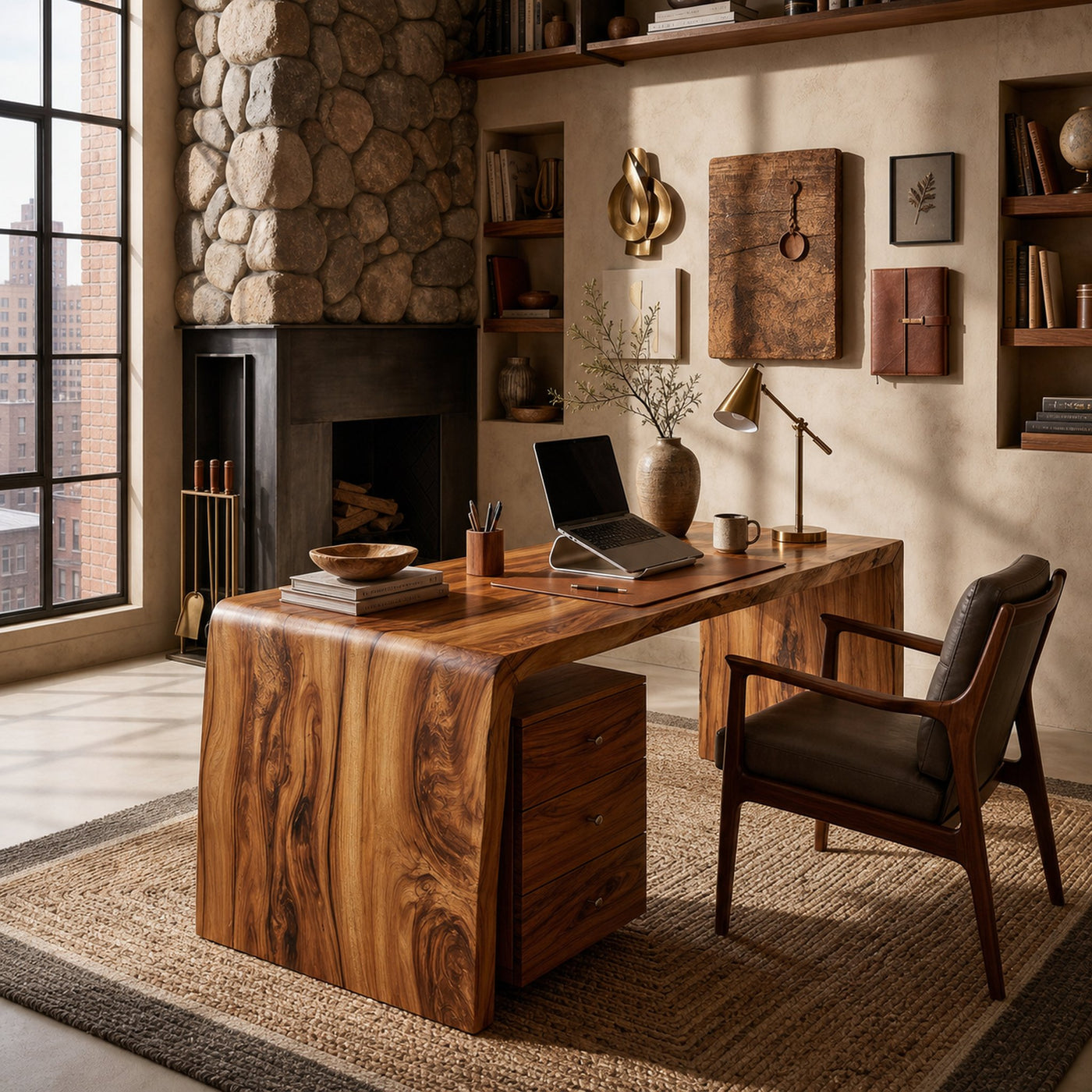 Luxury Executive Desk With Drawer Pedestal For Open Office - product view 6