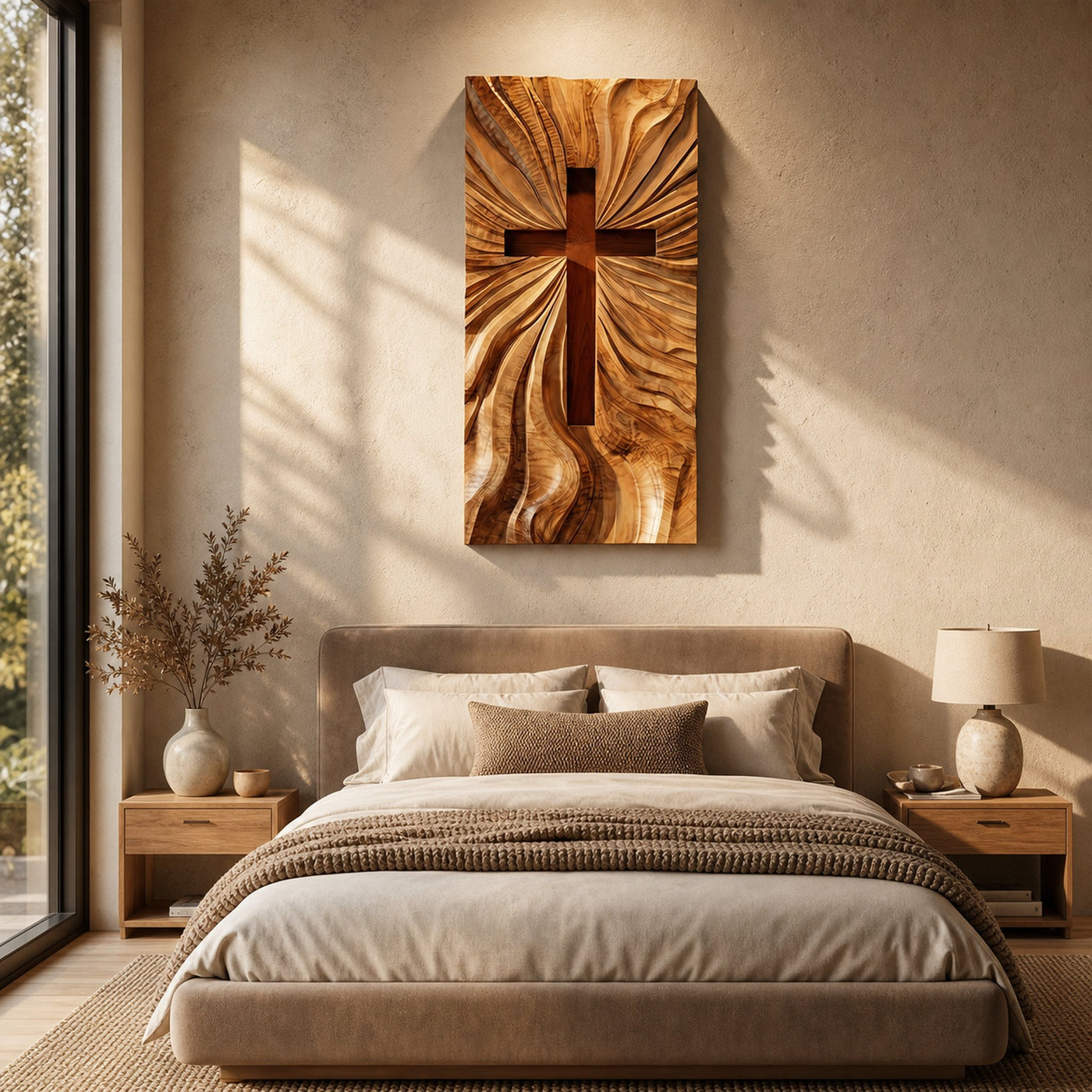 Luxury Illuminated Religious Wall Art For Modern Sacred Interior - product view 4