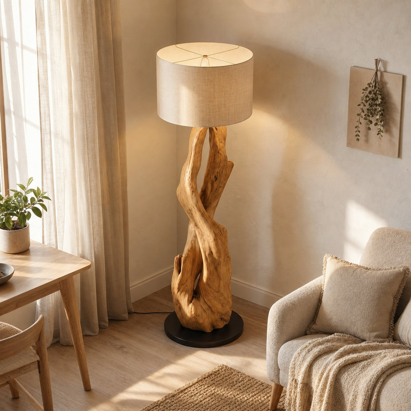 Luxury Organic Modern Sculptural Floor Lamp For Bedroom And Corner - product view 3