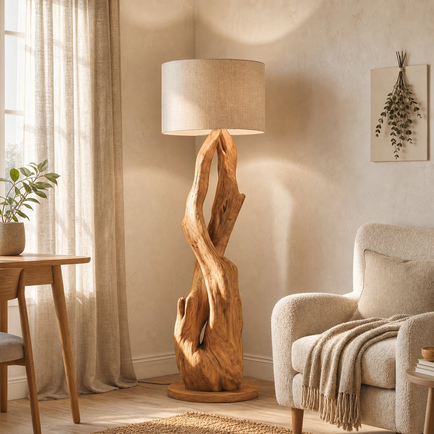 Luxury Organic Modern Sculptural Floor Lamp For Bedroom And Corner - product view 5
