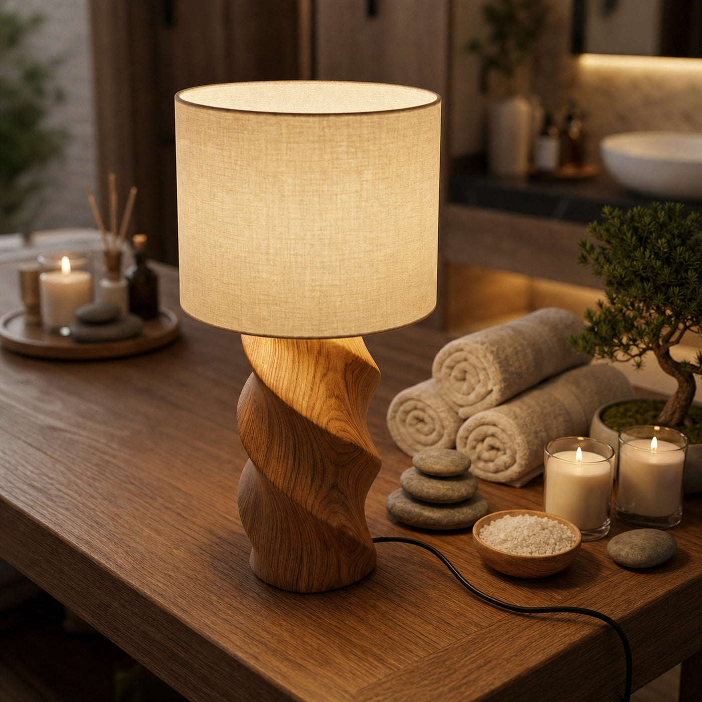 Mid Century Accent Lamp Living Room Bedroom Apartment Corner Space - product view 5