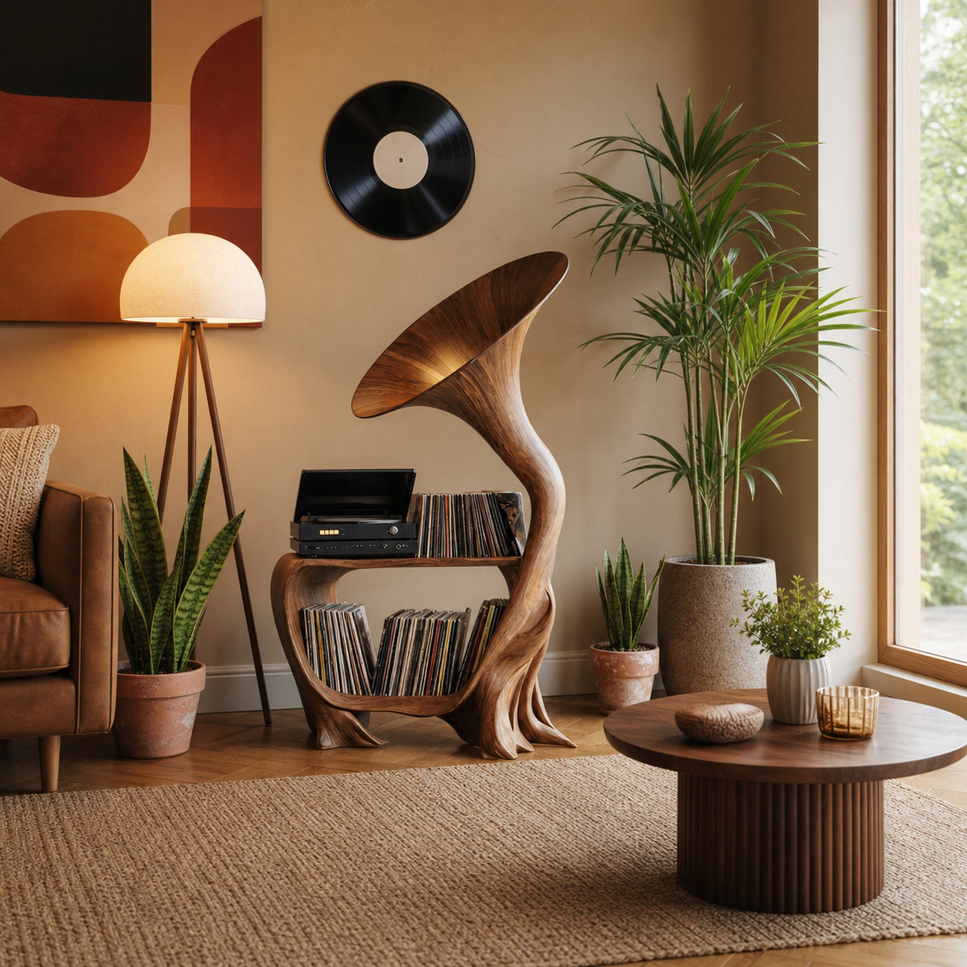 Mid Century Media Console For Bedroom Furniture - product view 3