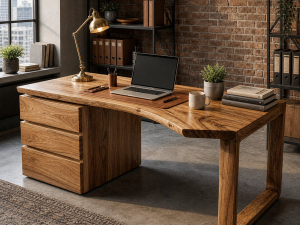 Mid Century Office Desk For Home Office And Workspace