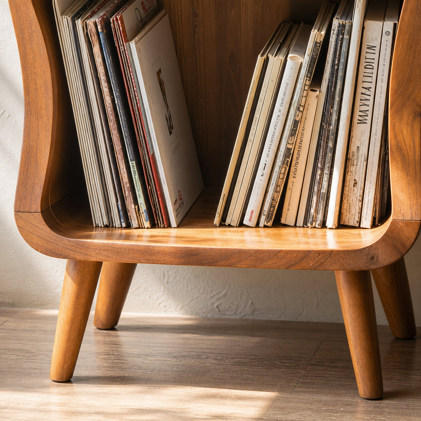 Mid Century Solid Wood Record Player Stand For Living Room - product view 4