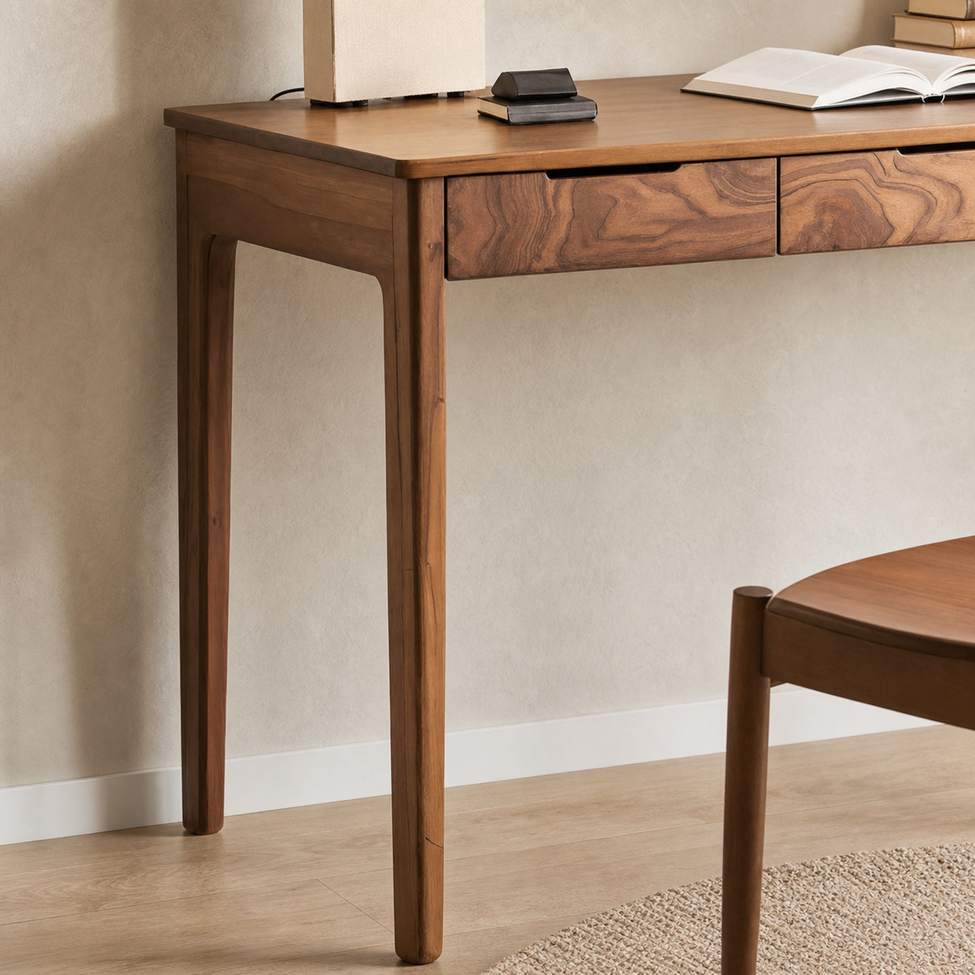 Mid Century Solid Wood Writing Desk For Home Office Or Study Room - product view 4