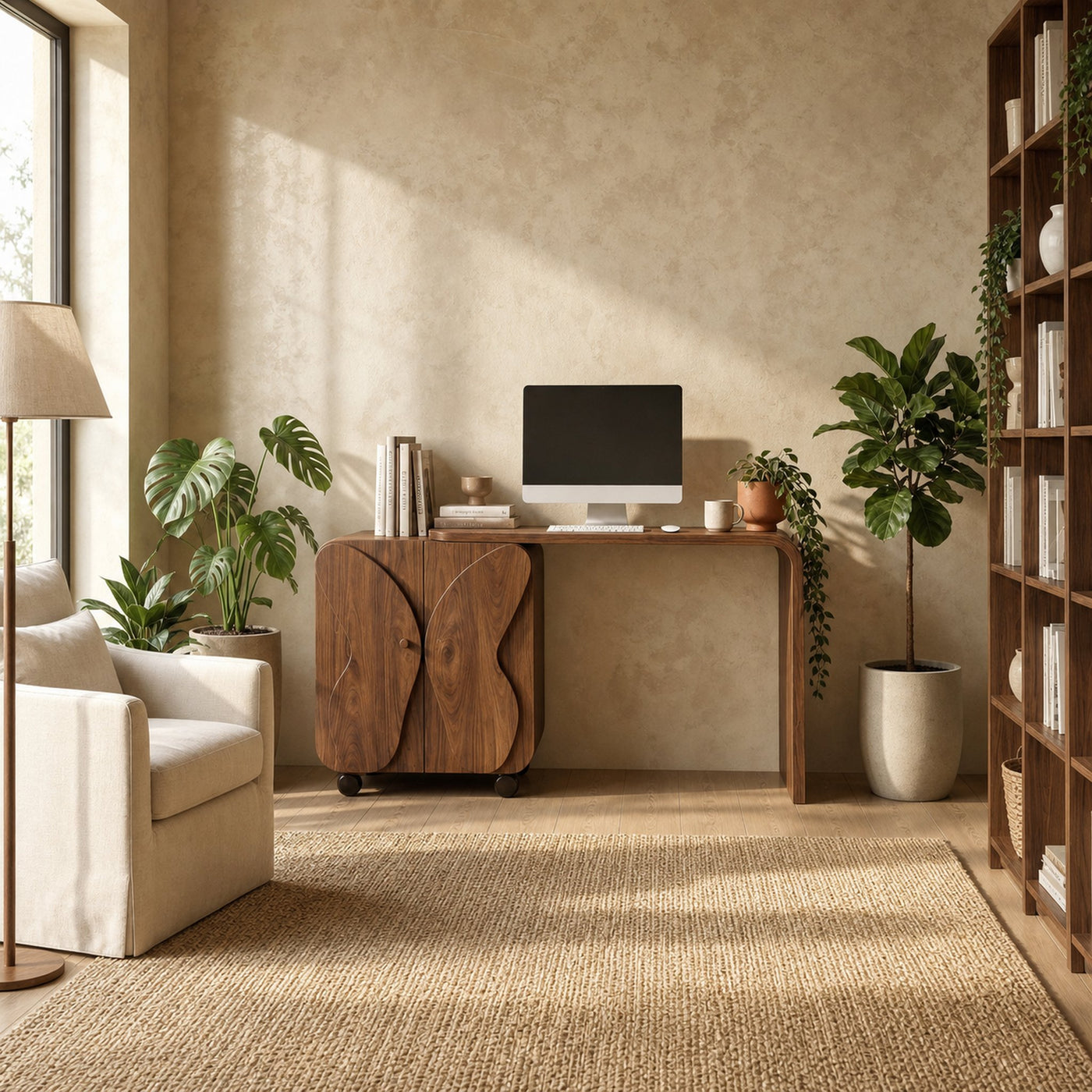 Mid Century Writing Desk For Home Office And Study Room - product view 2