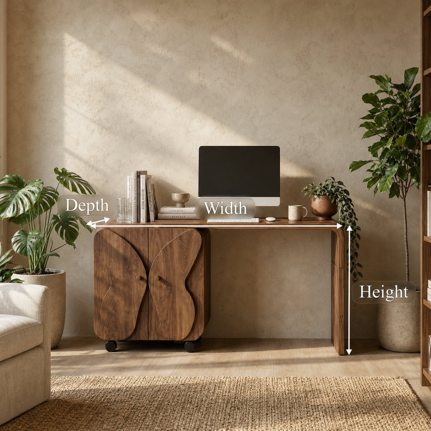 Mid Century Writing Desk For Home Office And Study Room - product view 6