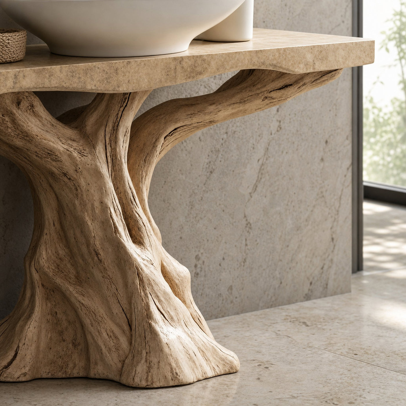 Mid-Century Wood Bathroom Vanity For Stylish Retro Bathrooms - product view 4