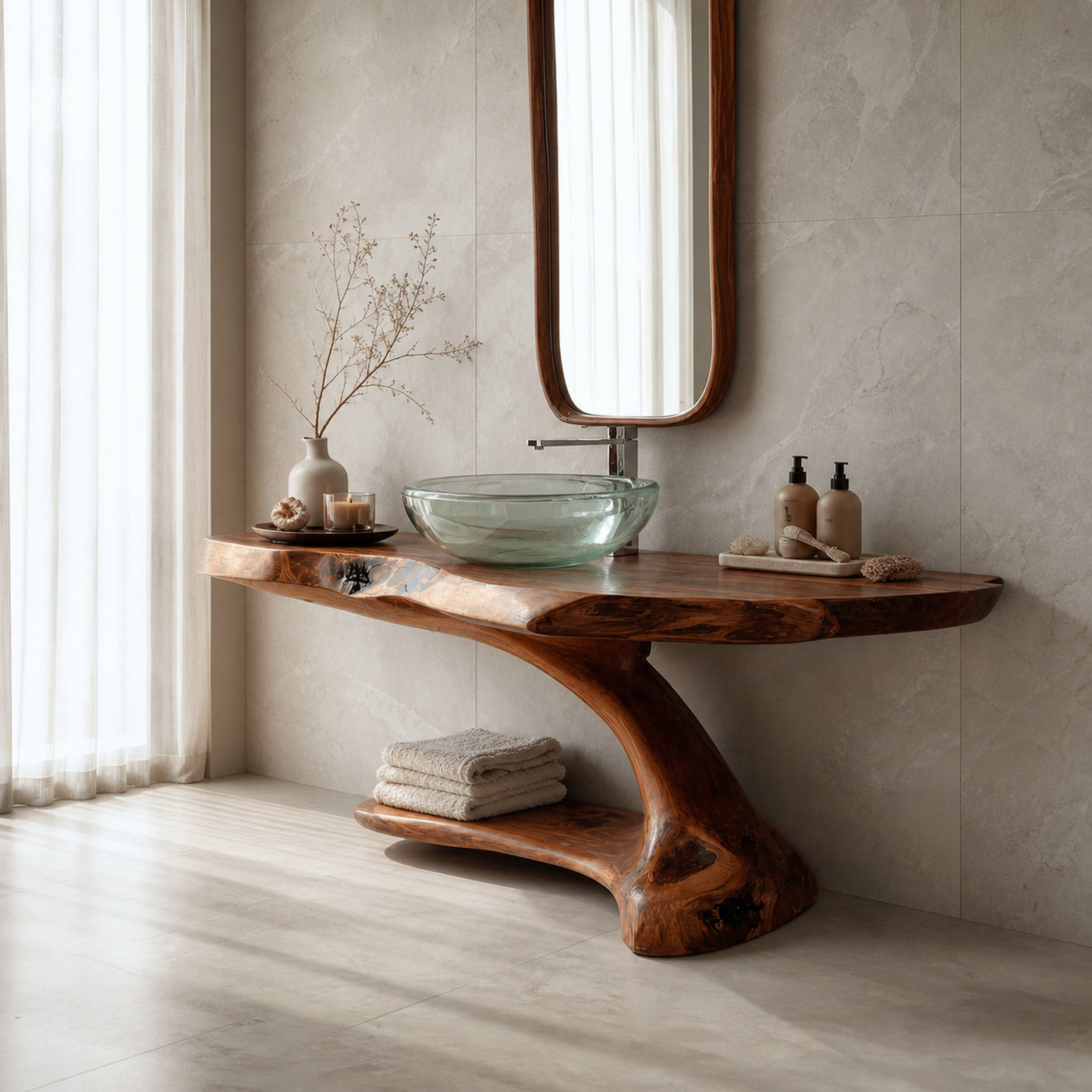 Midcentury Handmade Washstand Washroom
