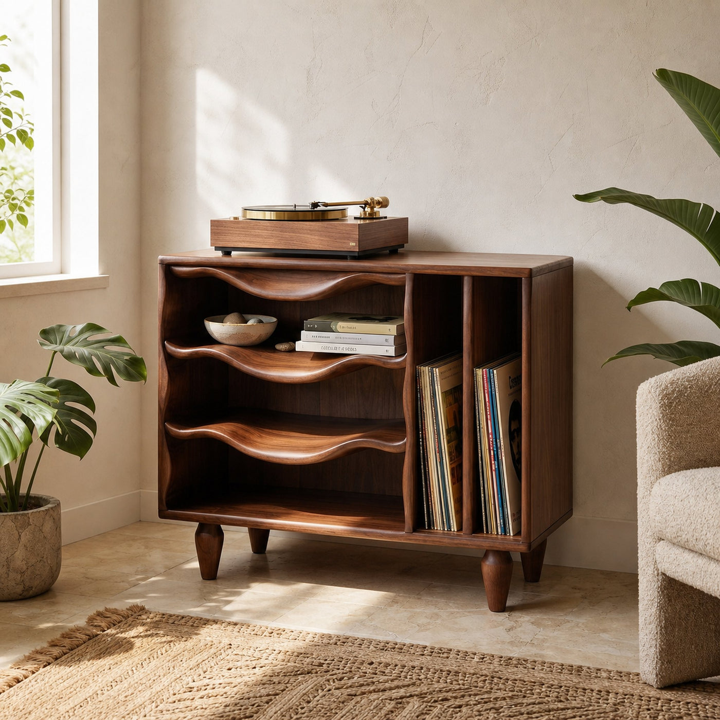 Minimalist Audio Console Stand For Entertainment Interior Area