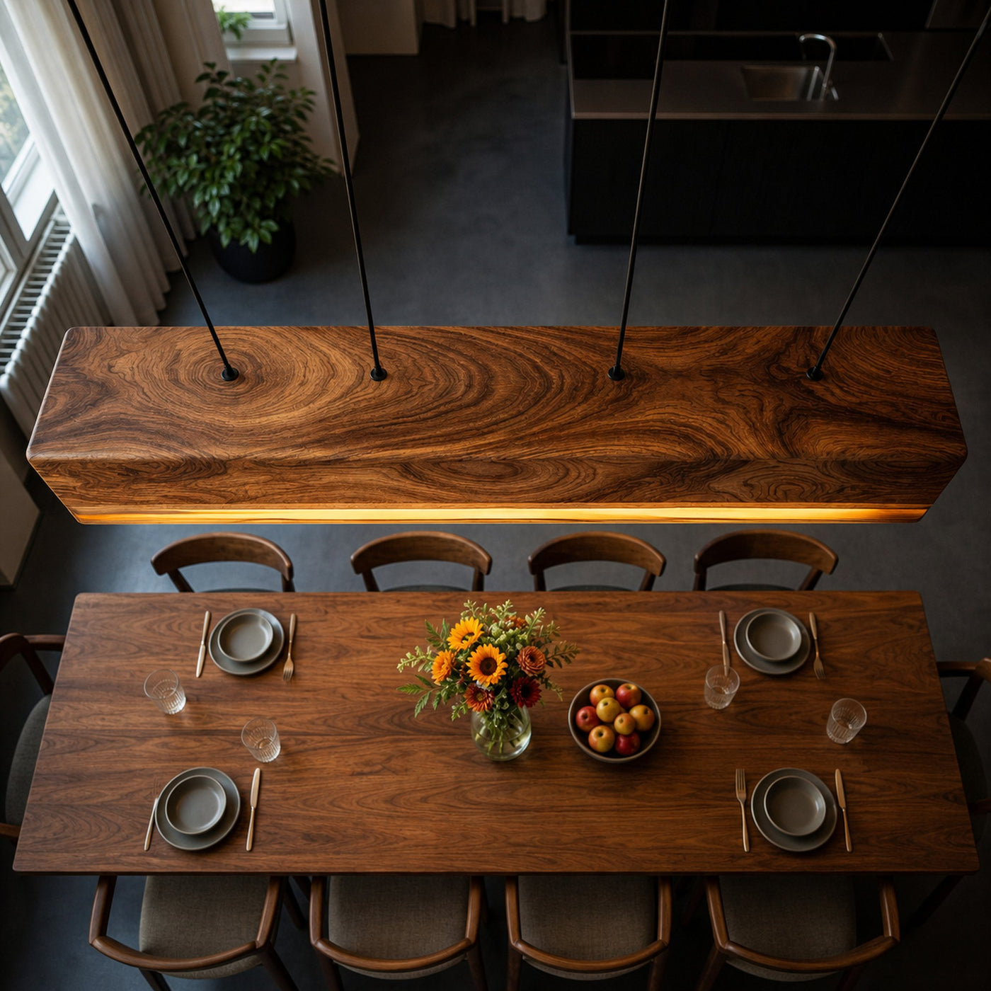 Minimalist Ceiling Light Designed For Elegant Dining Table Lighting - product view 5