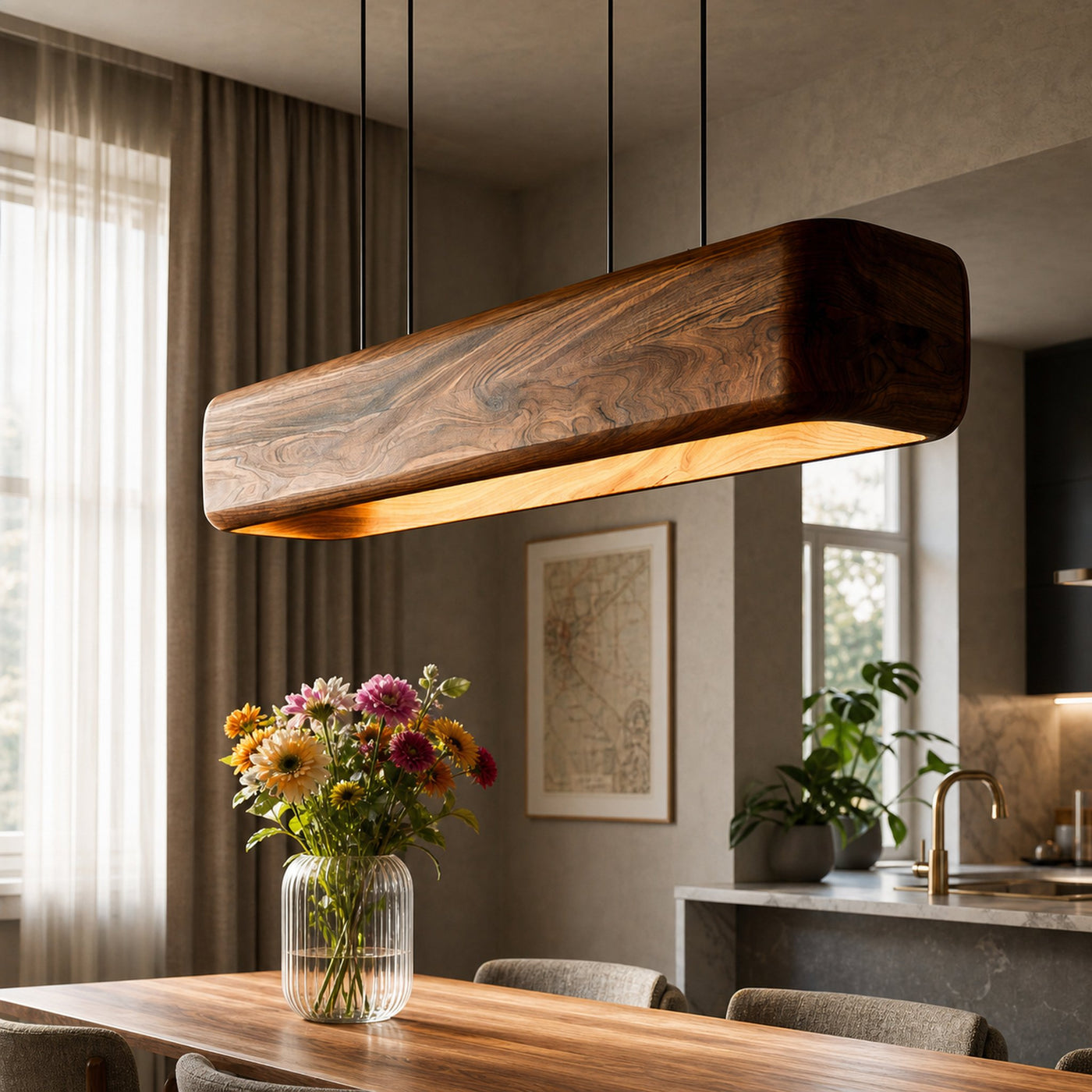 Minimalist Ceiling Light Designed For Elegant Dining Table Lighting - product view 6