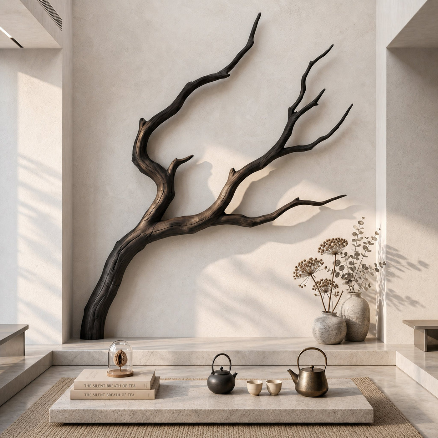 Minimalist Wall Decor Organic Branch Form For Living Room - product view 4