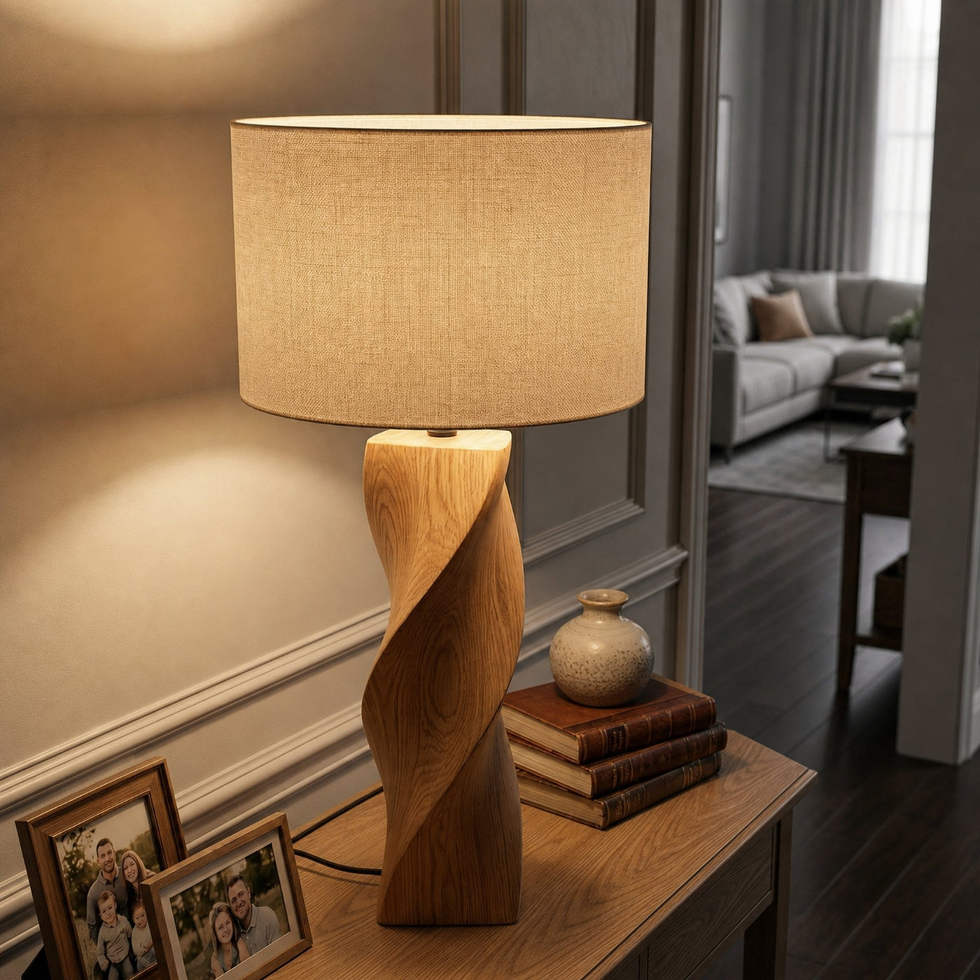 Modern Accent Table Lamp Bedroom Living Room Hotel Room Corner - product view 5