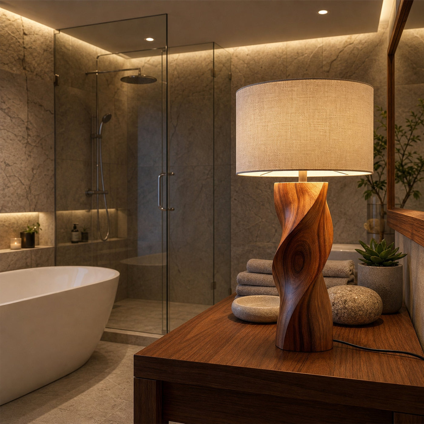 Modern Accent Table Lamp Bedroom Living Room Hotel Room Corner - product view 6