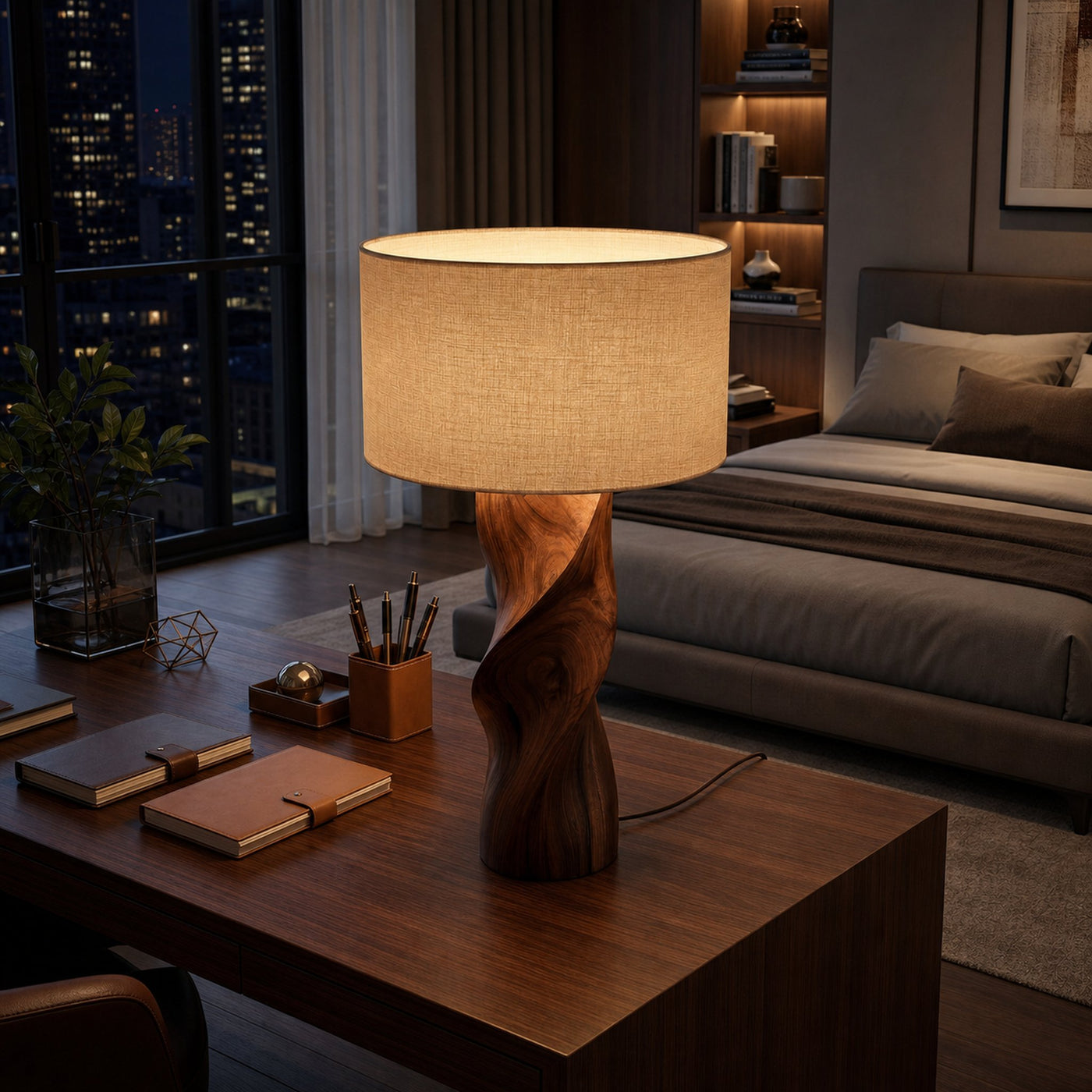 Modern Accent Table Lamp Bedroom Living Room Hotel Room Corner - product view 7