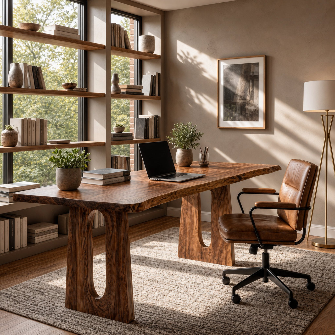 Modern Desk For Home Office And Creative Workspace