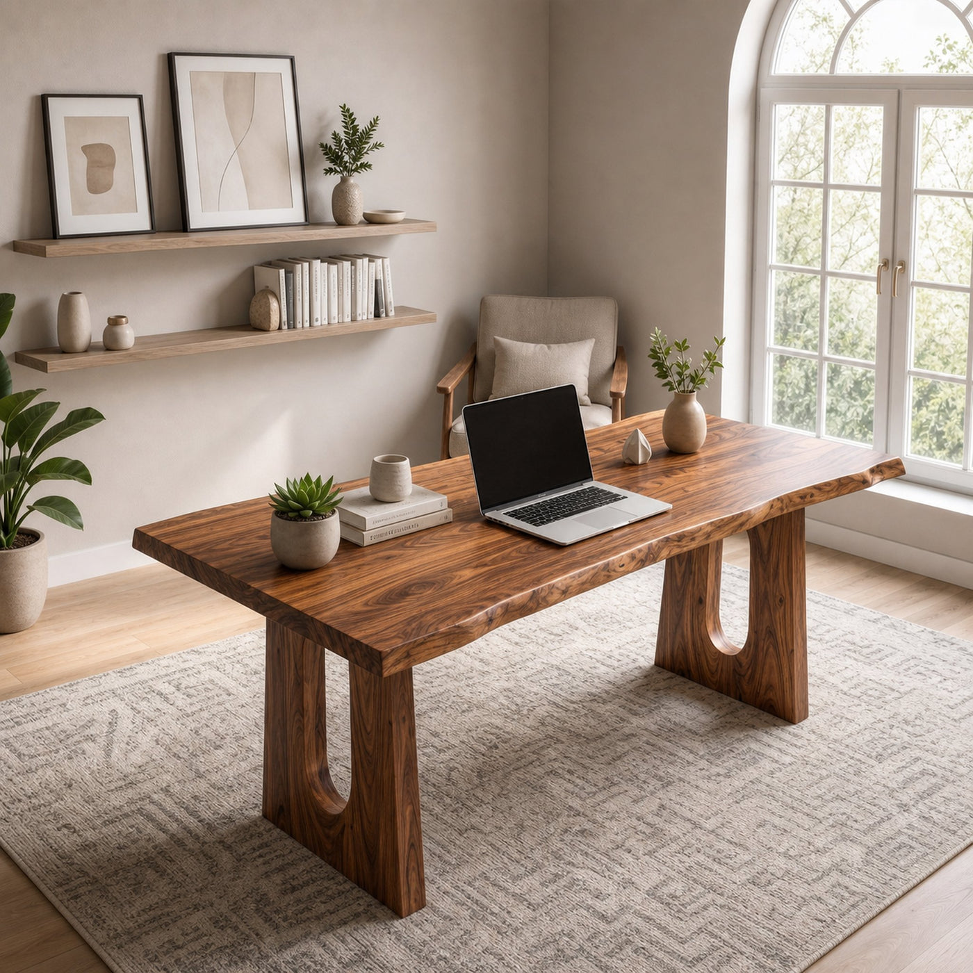 Modern Desk For Home Office And Creative Workspace - product view 2