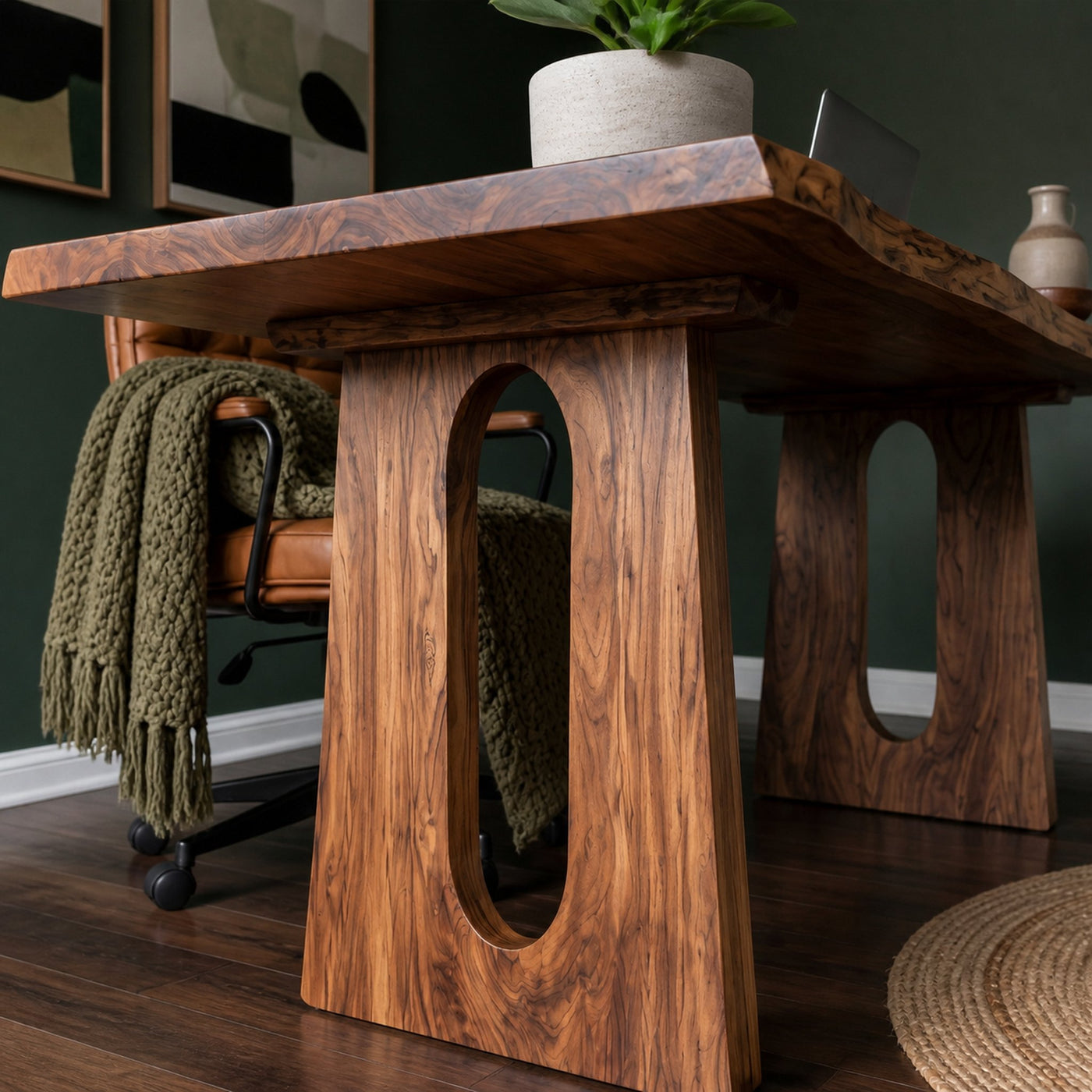 Modern Desk For Home Office And Creative Workspace - product view 3