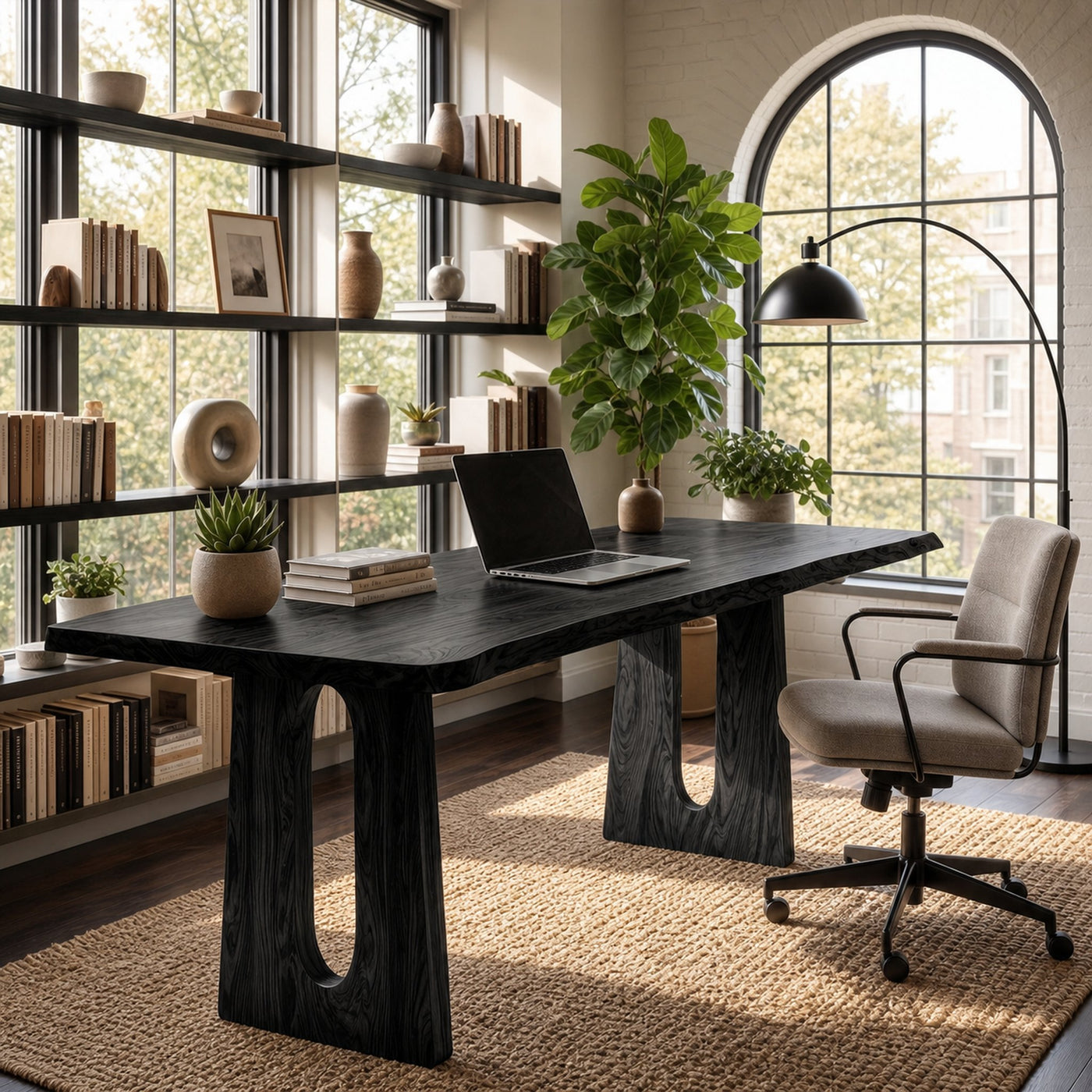 Modern Desk For Home Office And Creative Workspace - product view 4