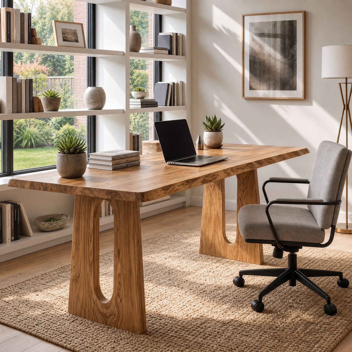 Modern Desk For Home Office And Creative Workspace - product view 5