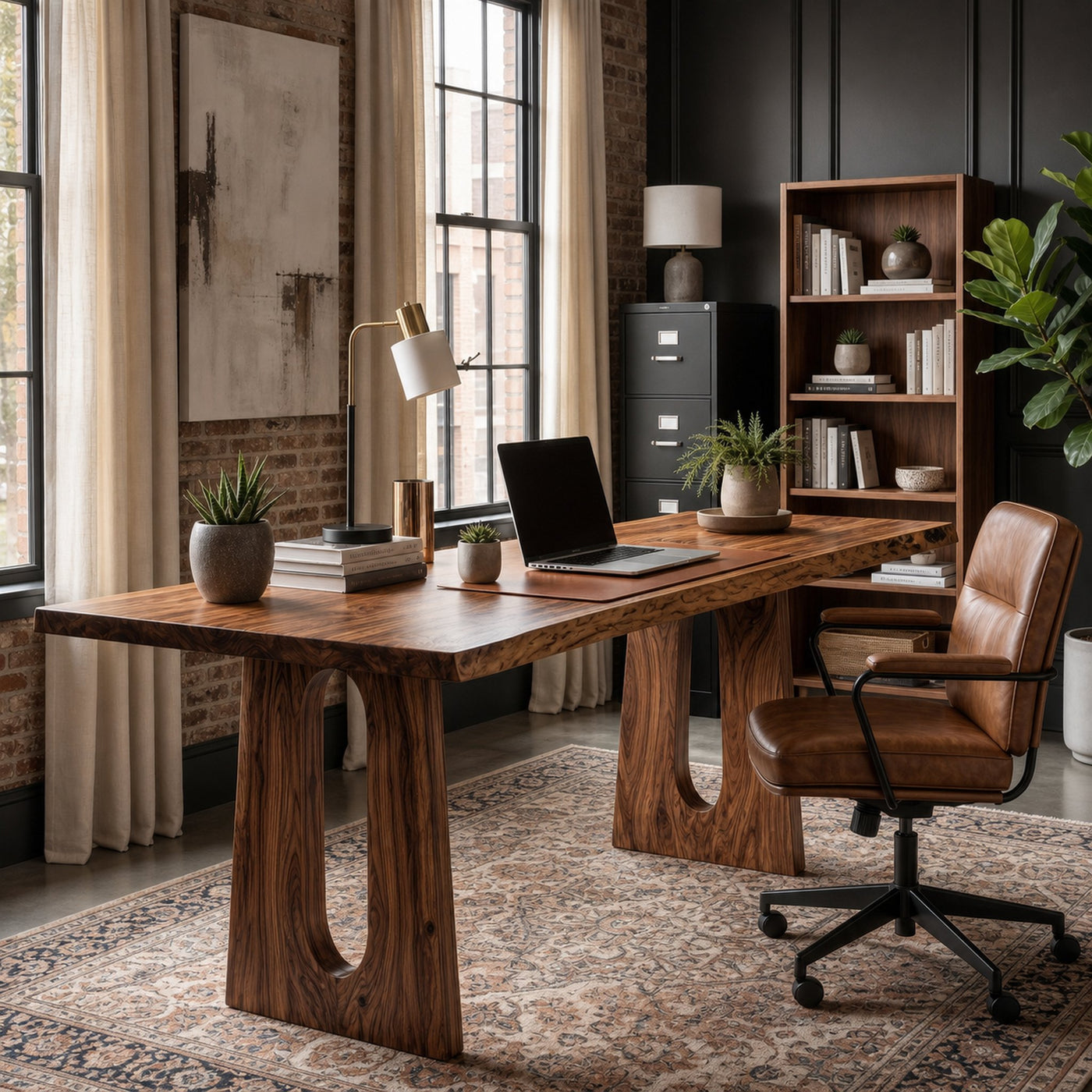 Modern Desk For Home Office And Creative Workspace - product view 6