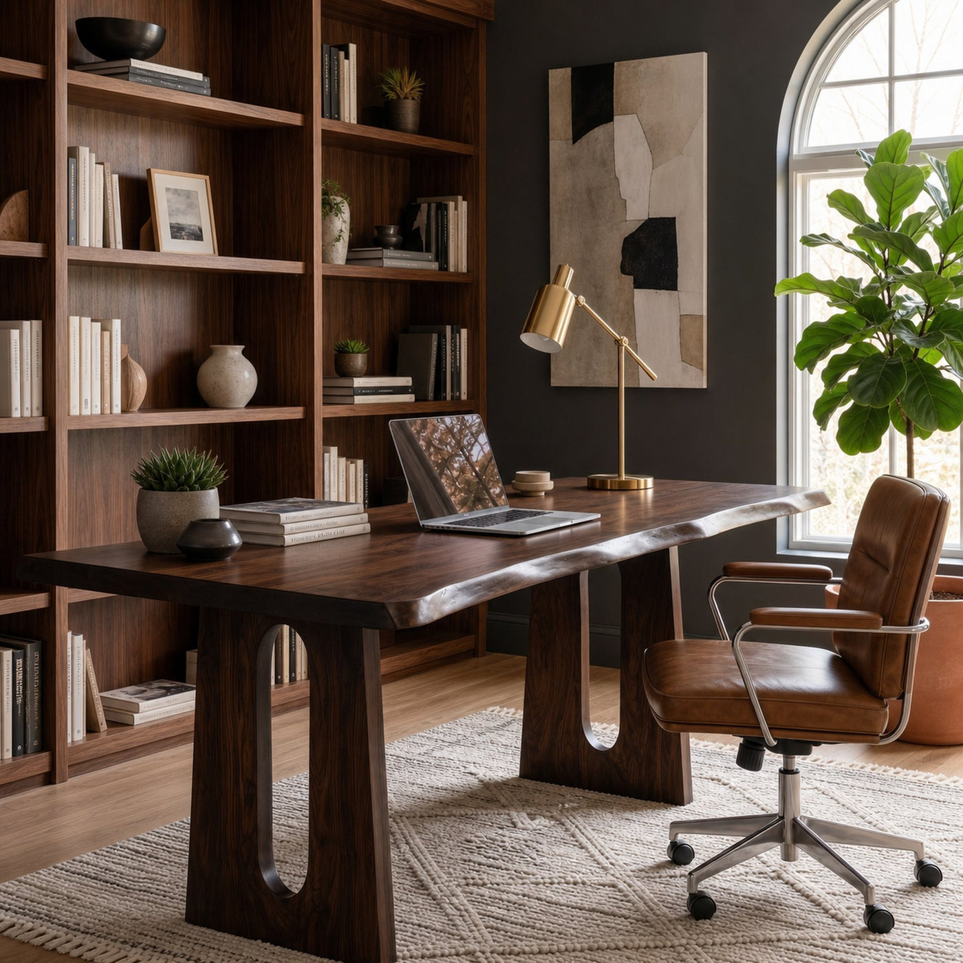 Modern Desk For Home Office And Creative Workspace - product view 7