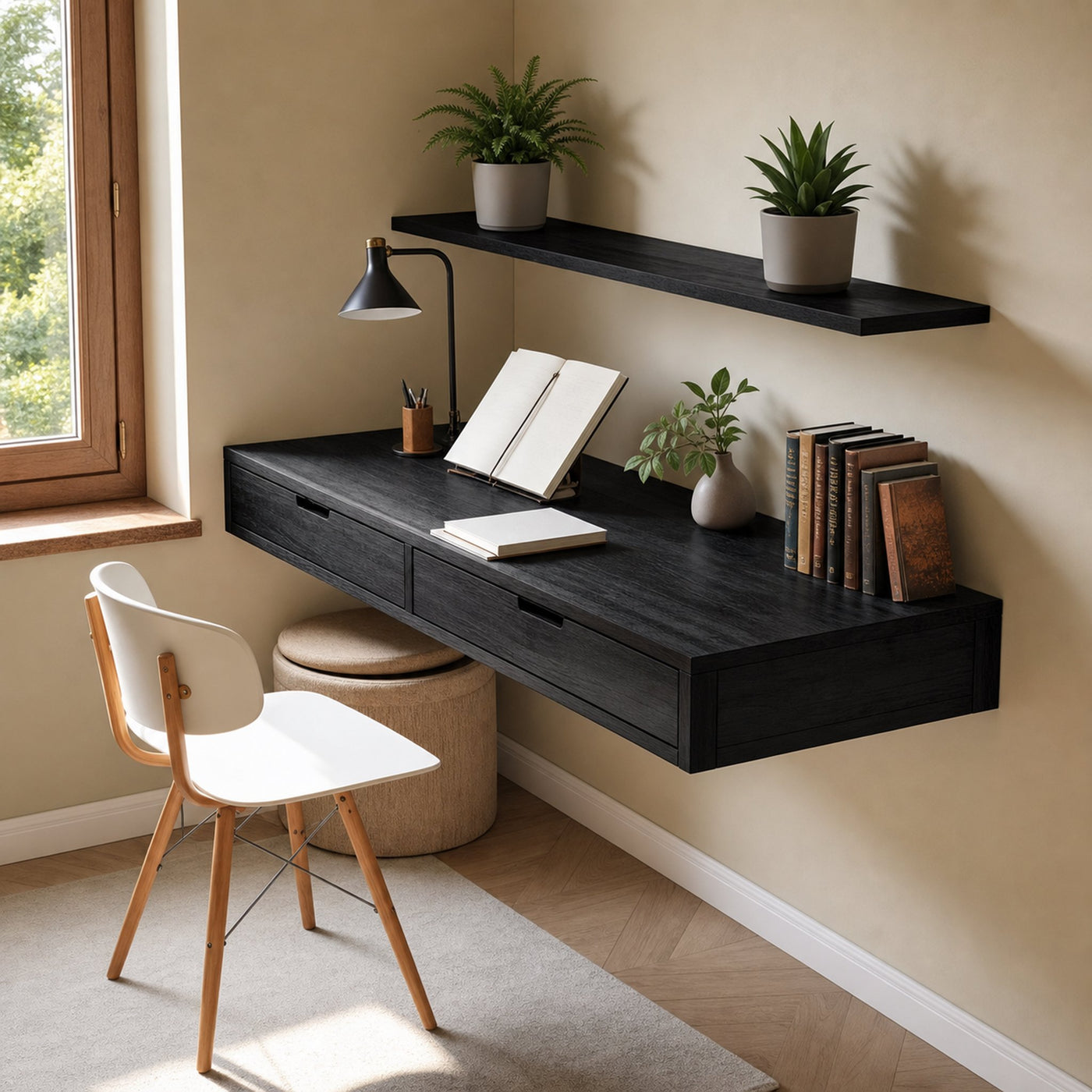 Modern Floating Desk For Bedroom And Office Setup - product view 4