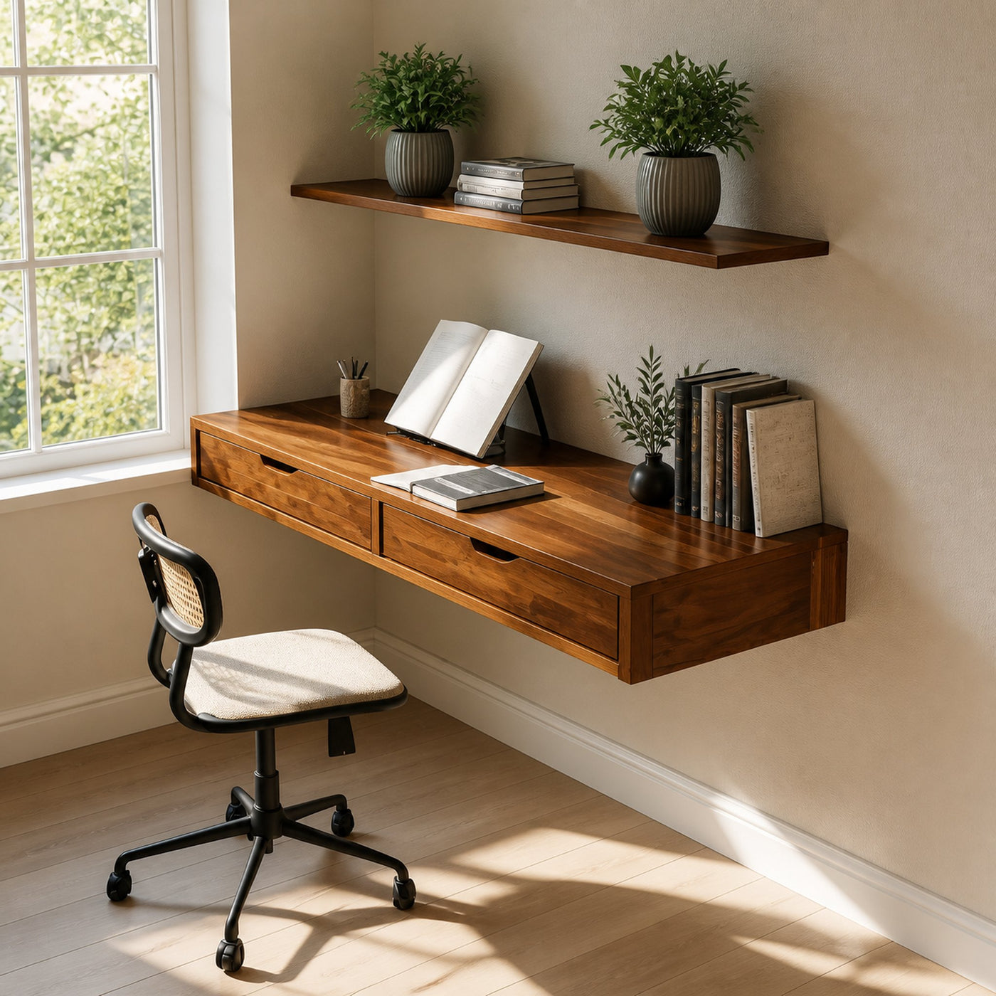 Modern Floating Desk For Bedroom And Office Setup - product view 6