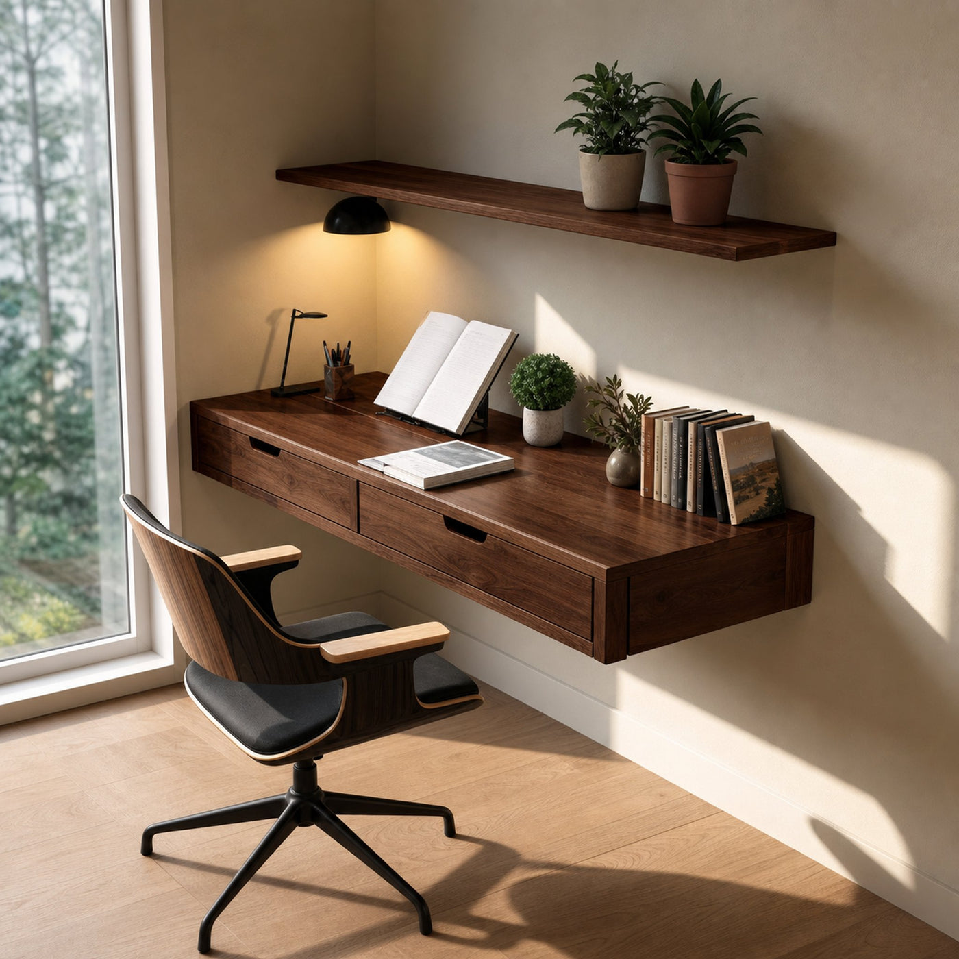 Modern Floating Desk For Bedroom And Office Setup - product view 7