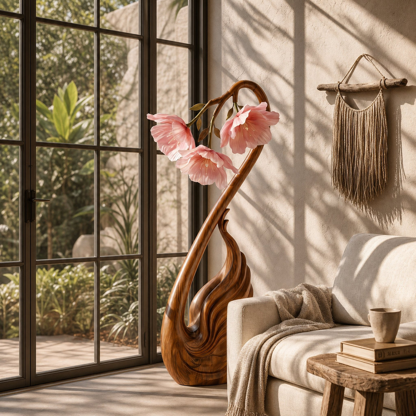 Modern Floor Lamp Sculptural Flower Design For Living Room - product view 3