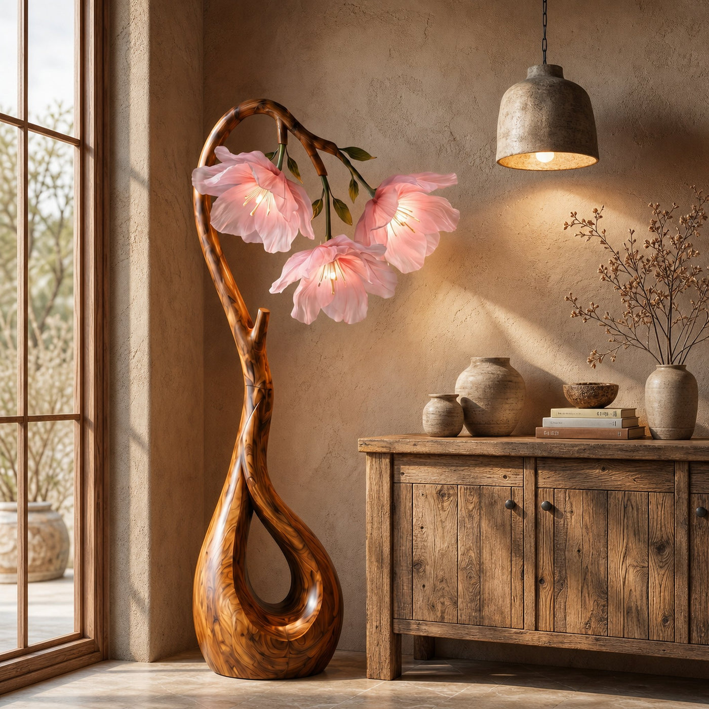 Modern Floor Lamp With Nature Inspired Silhouette For Living Room And Reading Nook - product view 6