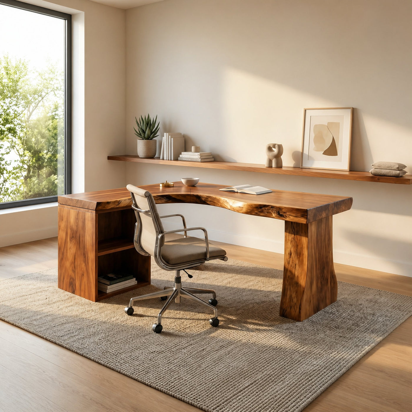 Modern L Shaped Desk For Seamless Corner Workspace - product view 6