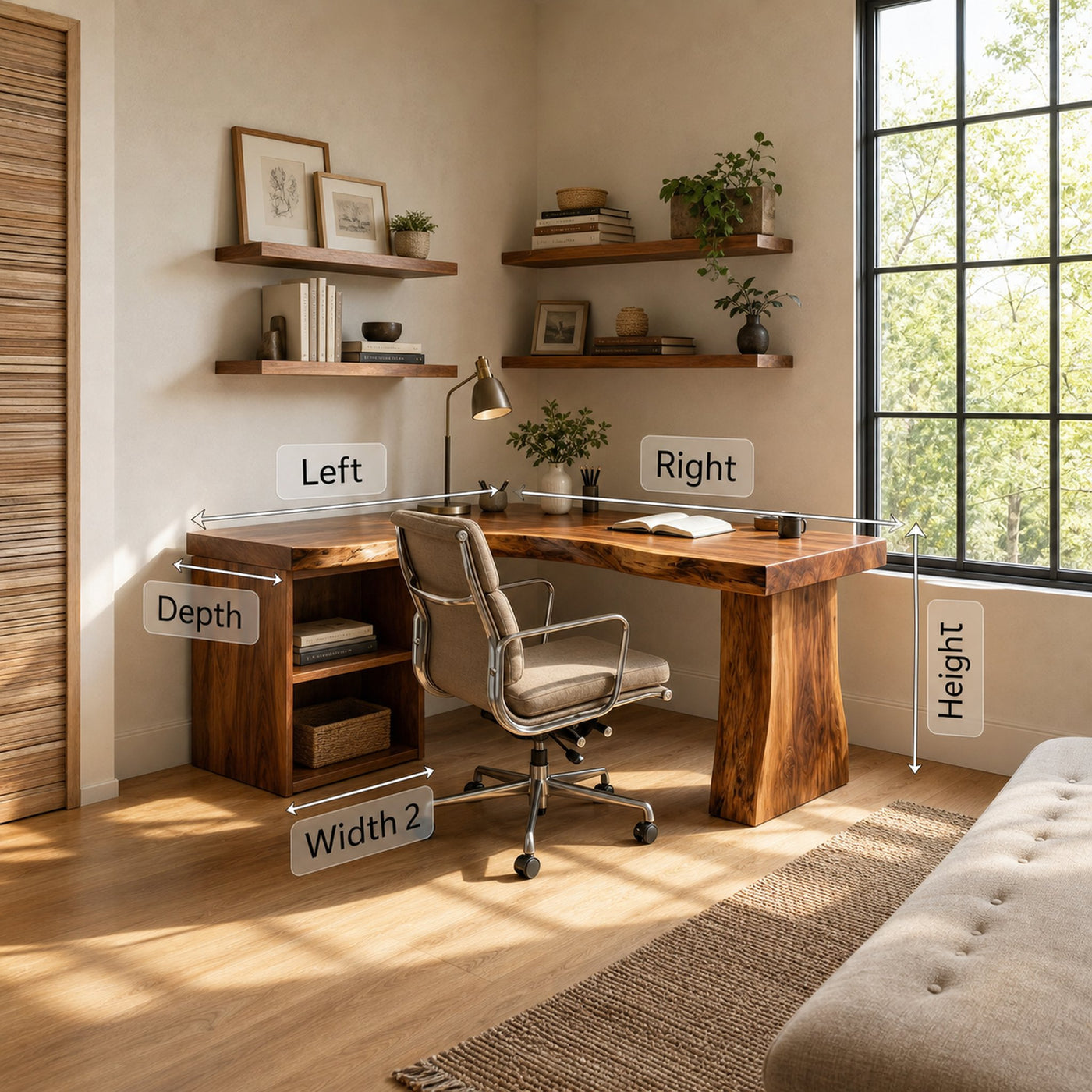 Modern L Shaped Desk For Seamless Corner Workspace - product view 8