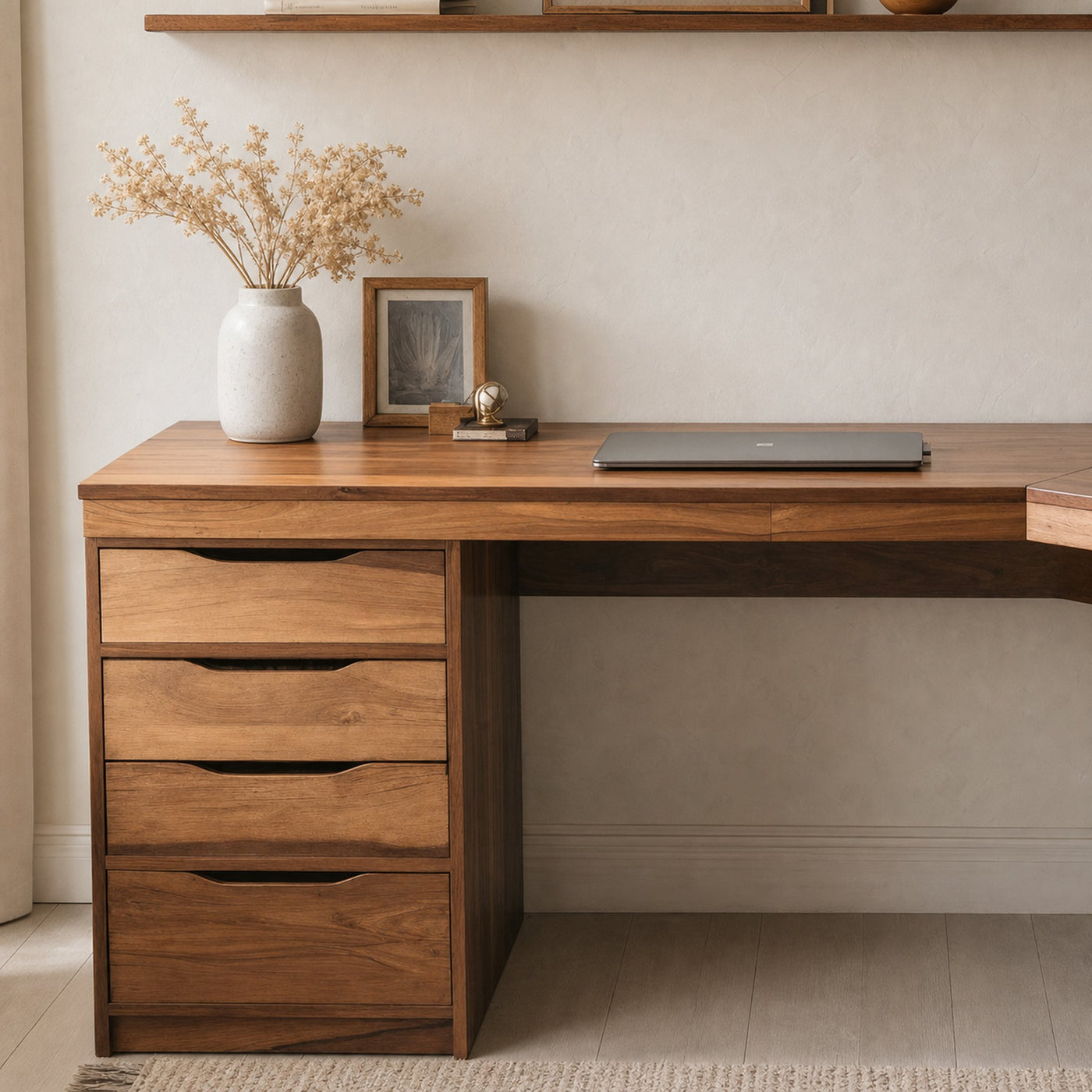 Modern L Shaped Desk For Workstation Or Office - product view 3