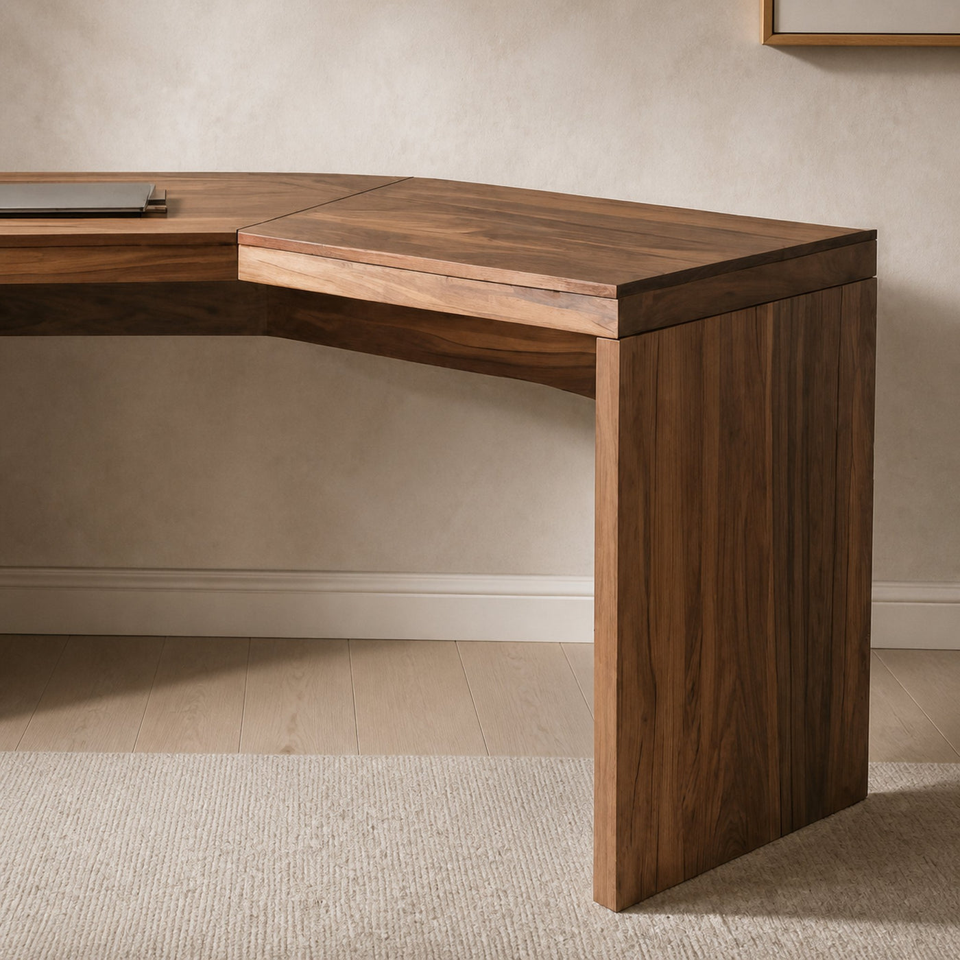 Modern L Shaped Desk For Workstation Or Office - product view 4