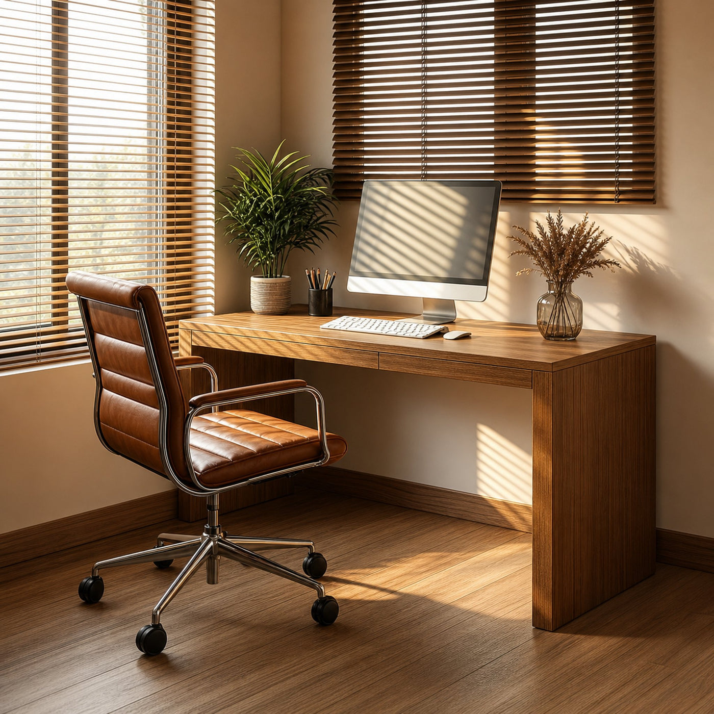 Modern Minimal Work Desk Home Office And Study Room