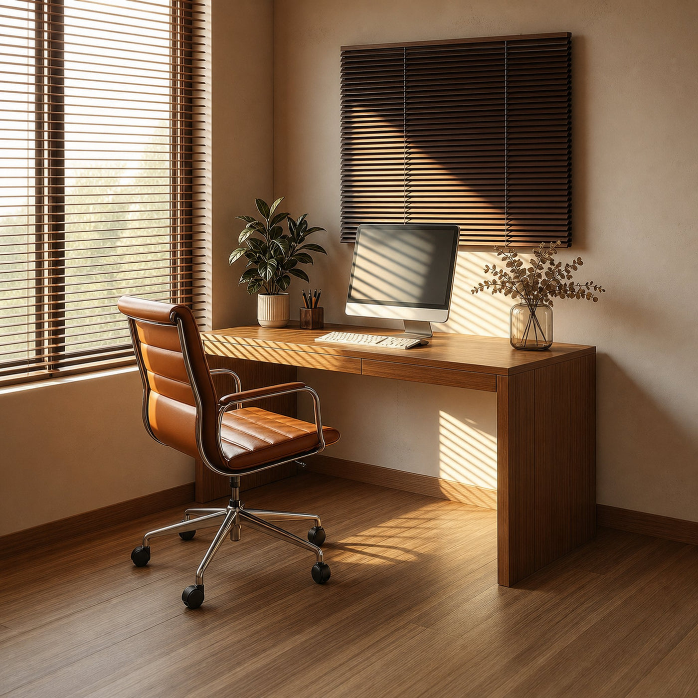 Modern Minimal Work Desk Home Office And Study Room - product view 2