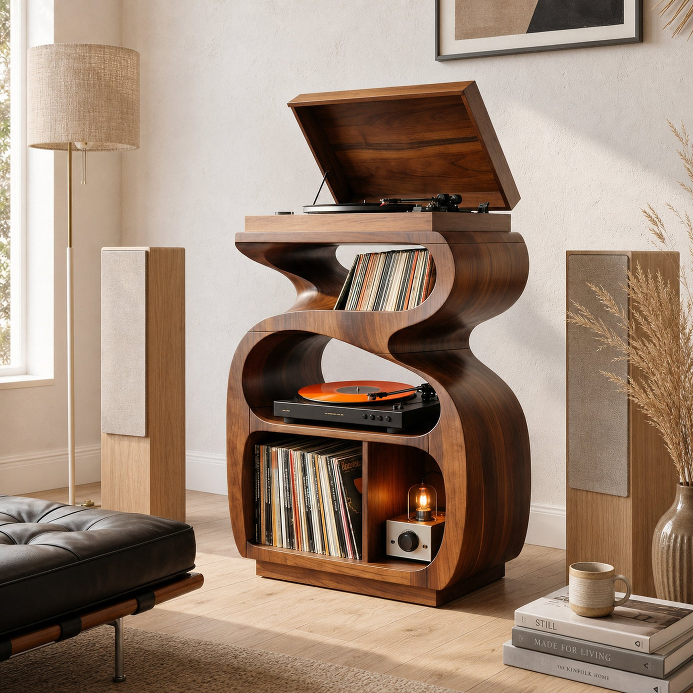 Modern Music Console Stand For Living Room Interior