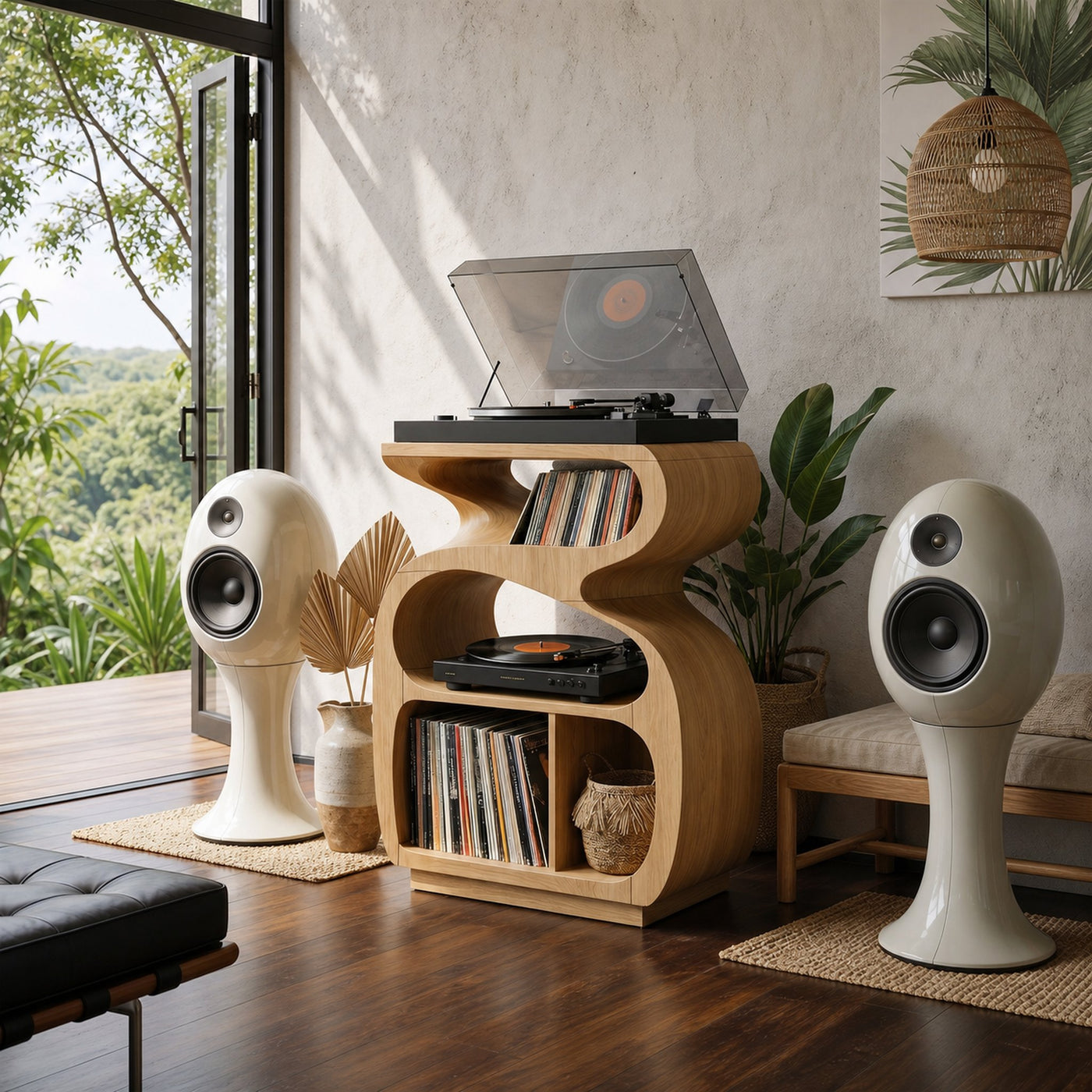 Modern Music Console Stand For Living Room Interior - product view 5