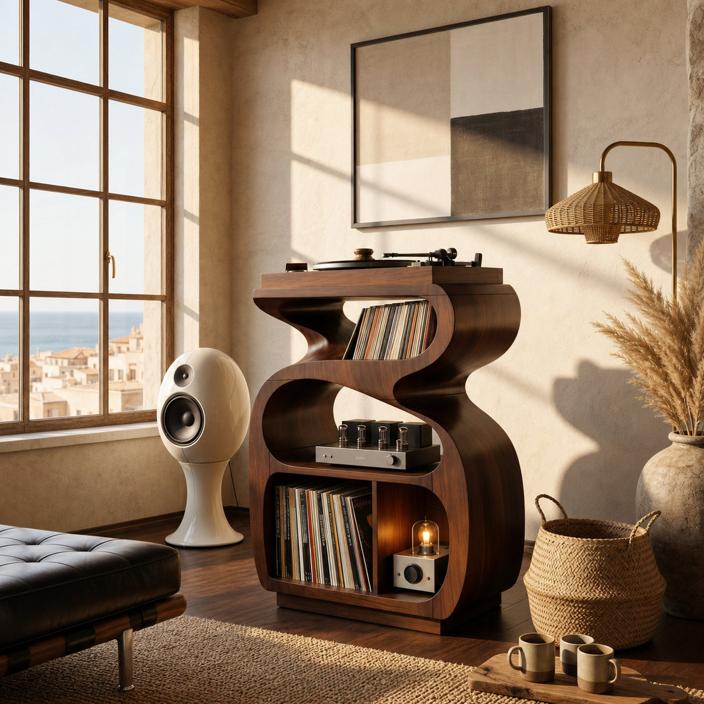 Modern Music Console Stand For Living Room Interior - product view 7