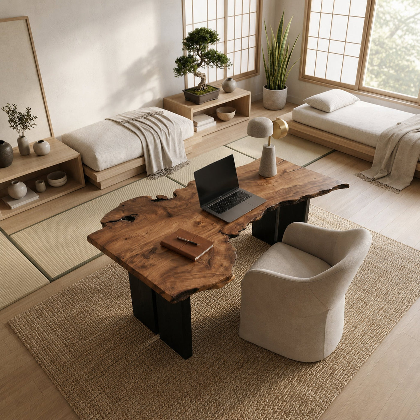 Modern Office Desk For Home Office And Workspace - product view 2