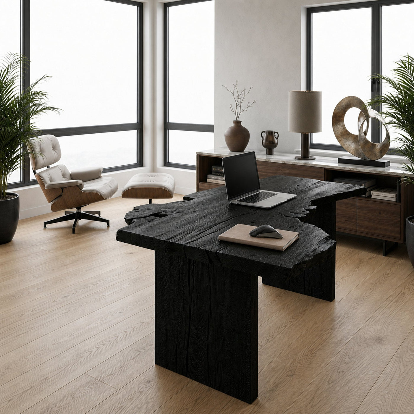 Modern Office Desk For Home Office And Workspace - product view 4