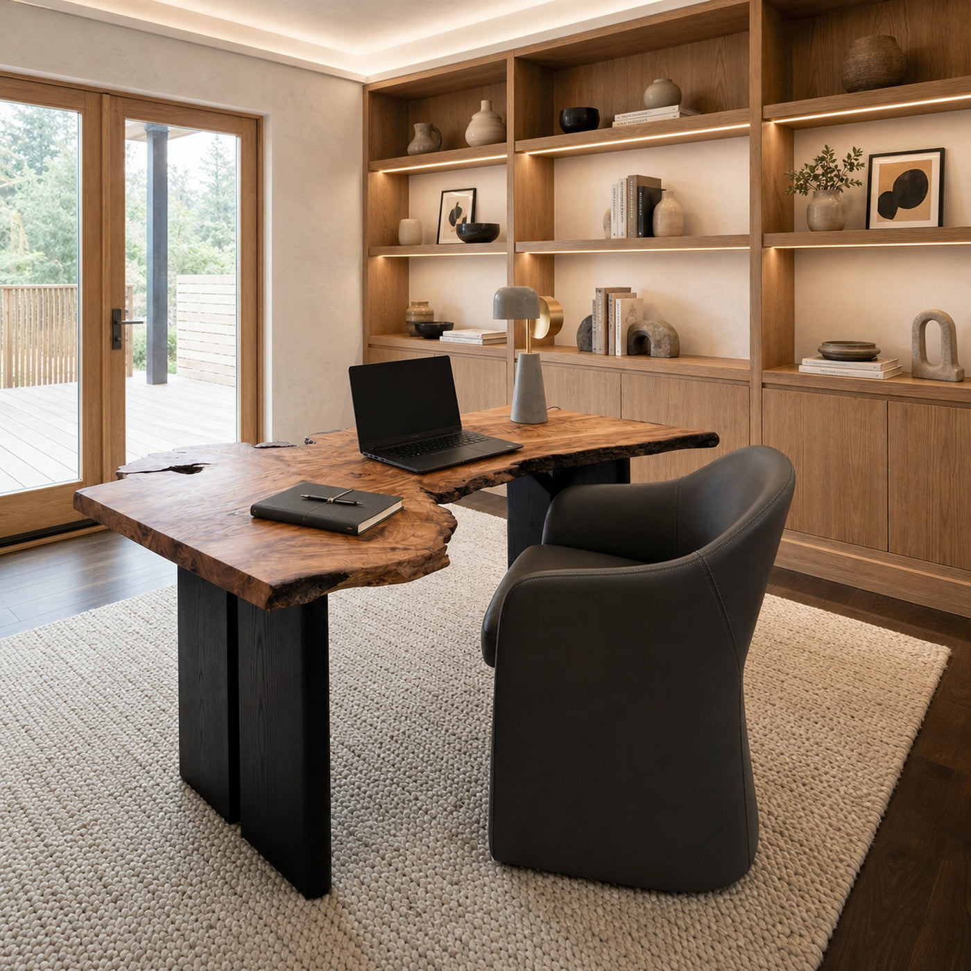 Modern Office Desk For Home Office And Workspace - product view 6